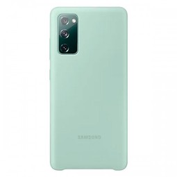 Силиконовый чехол-накладка  для смартфона Samsung Galaxy S20FE (Galaxy S20 FE Silicone) Mint