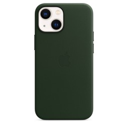 Чехол Apple iPhone 13 Mini Magsafe Leather Sequoia Green
