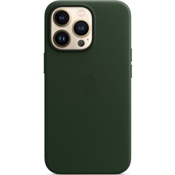 Чехол Apple iPhone 13 Pro Leather Magsafe Sequoia Green