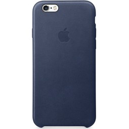 Кожаный чехол (Leather Case) для смартфона Apple iPhone 6s Midnight Blue