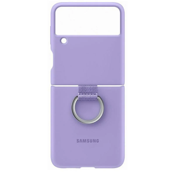 Чехол для Samsung Galaxy Z Flip 3 Silicone Cover with Ring Lavender