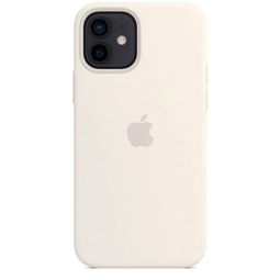 Чехол для Apple iPhone 12/12 Pro Silicone Case with MagSafe White