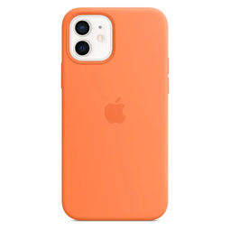 Apple iPhone 12/12 Pro Silicone Case with MagSafe Kumquat