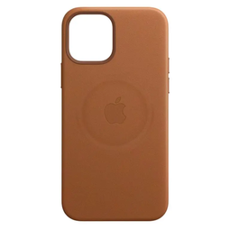 Apple iPhone 12 mini Leather Case with MagSafe Saddle Brown