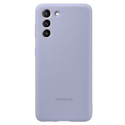 Силиконовый чехол-накладка (Silicone Cover) для смартфона Samsung Galaxy S21 Violet