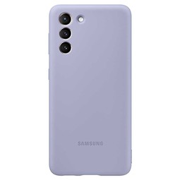 Силиконовый чехол-накладка (Silicone Cover) для смартфона Samsung Galaxy S21 Plus Violet