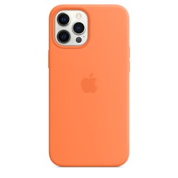 iPhone 12 Pro Max Silicone Case with MagSafe Kumquat