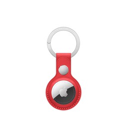 Tracker AirTag Leather Key Ring (PRODUCT)RED