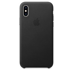 iPhone Xs Leather Black