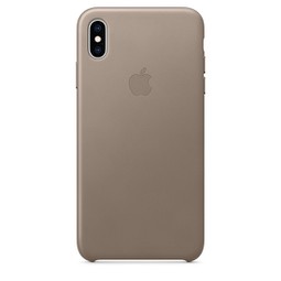 iPhone XS Max Leather Taupe