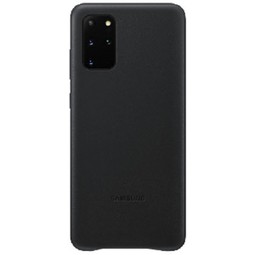 Galaxy S20 Plus Leather Cover Black