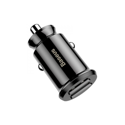 Автомобильное зарядное устройство Baseus Grain Car Charger Dual USB 5V 3.1A Black