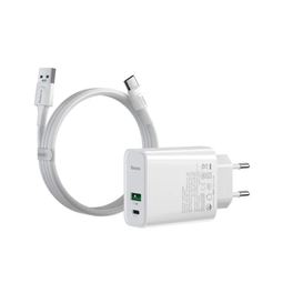 Зарядное устройство Baseus Quick Charger USB Type-C 30W White
