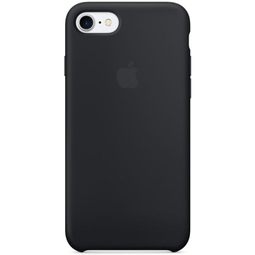Чехол-накладка силиконовая (Silicone case) для смартфона Apple iPhone 7 Black