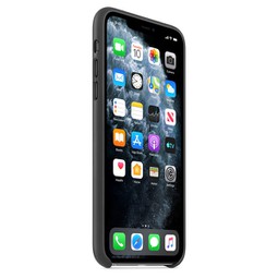Чехол Apple iPhone 11 Pro Max Leather Black