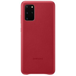 Galaxy S20 Plus Leather Cover Red